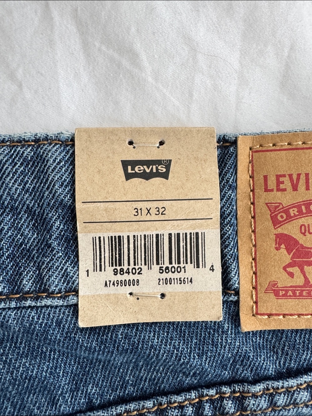 Levi’s Women’s Superlow Loose Wide Leg Blue Denim Jeans 31 - Picture 9 of 9